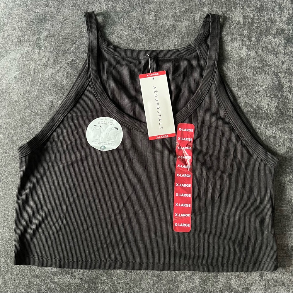 NWT Aeropostale Women's Wear 2-Ways Cropped Tank Top